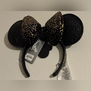 Disney Parks Black and Gold 50th Anniversary Ears